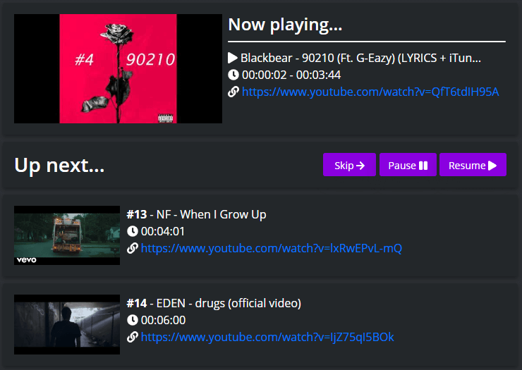 The best highquality discord music bot Vexera